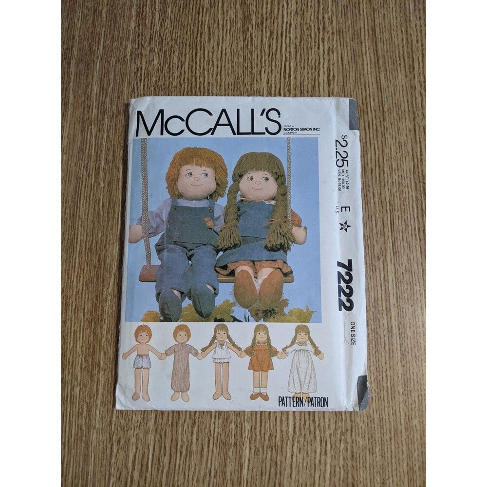 Vintage Uncut Doll Pattern Boy & Girl + Clothes Rare